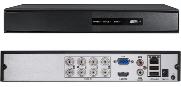 DVR HIKVISION , 8CH, 2 MP, 1 AUDIO, 2 CH IP, 4 MP LITE (DS-7208HQHI-K1)