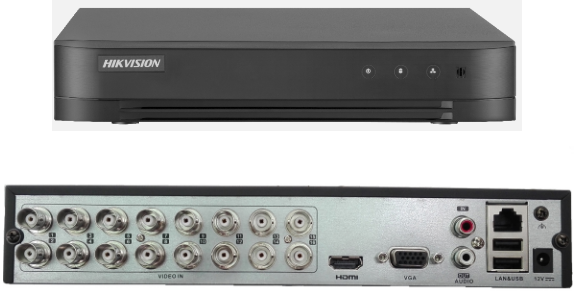 DVR HIKVISION, 16CH, 2 MP LITE HDMI/VGA , 2 IP (DS-7216HGHI-K1)