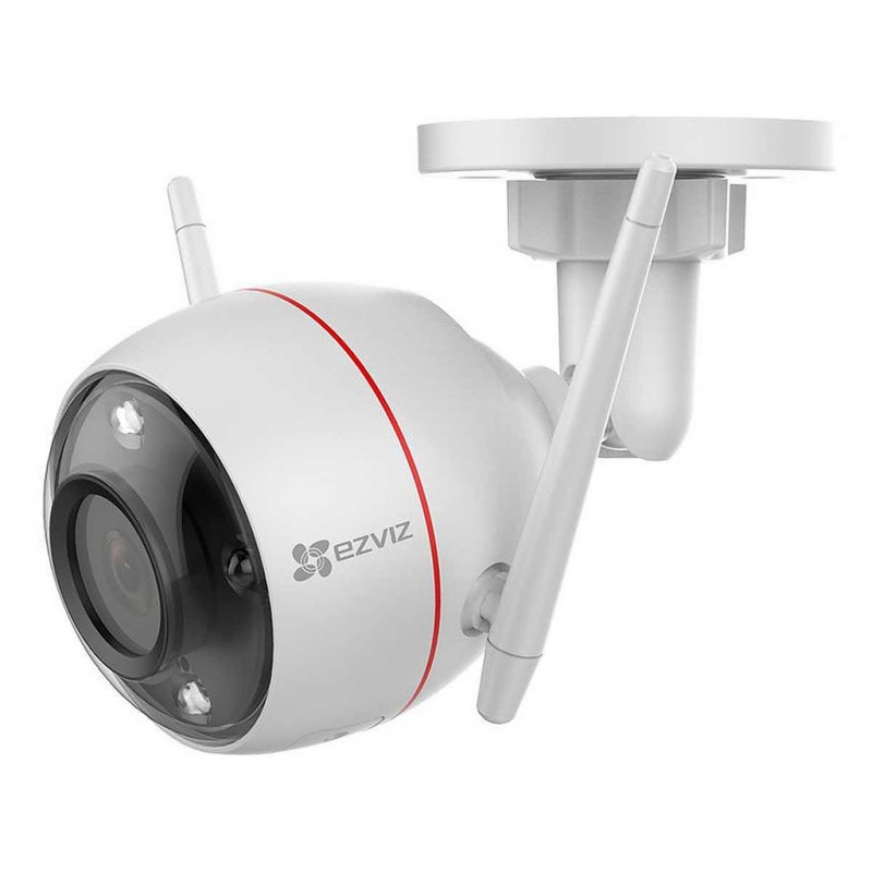 CAMARA IP, EZVIZ, EXTERNA, WIFI 4 MP , 2.8 MM, MICROFONO, PARLANTE, SLOT SD, IR 30MT